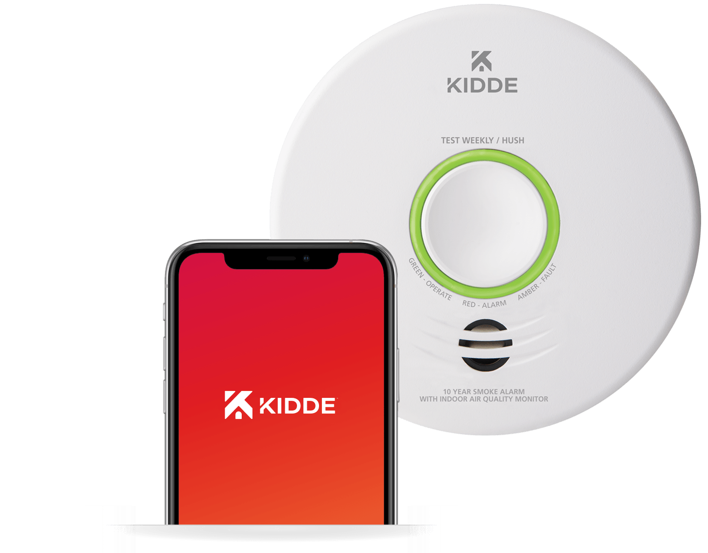 Smoke Alarm with Indoor Air Quality Monitor Kidde